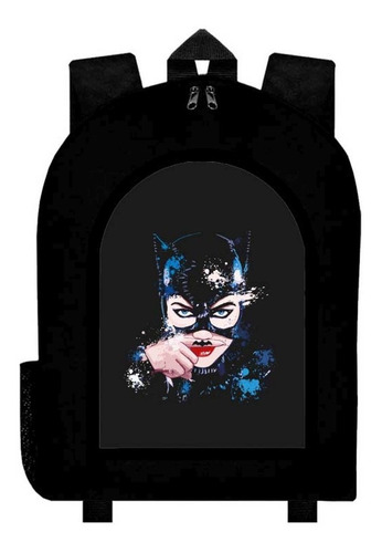 Mochila Gatubela Cat Woman Negra Adulto / Escolar A8