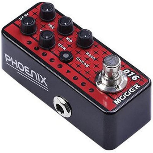 Pedal Pré-amp Simulador Mooer M016 Phoenix Para Guitarra (baseado No Engl Fireball 1)