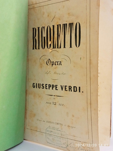 Rigoletto - Giuseppe Verdi (Usado)
