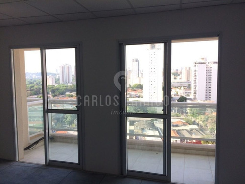 Sala Comercial, Com 49m, Varanda, Banheiros, Ar Condicionado, 1 Vaga - R: Paes Leme - Pinheiros - Cf28250
