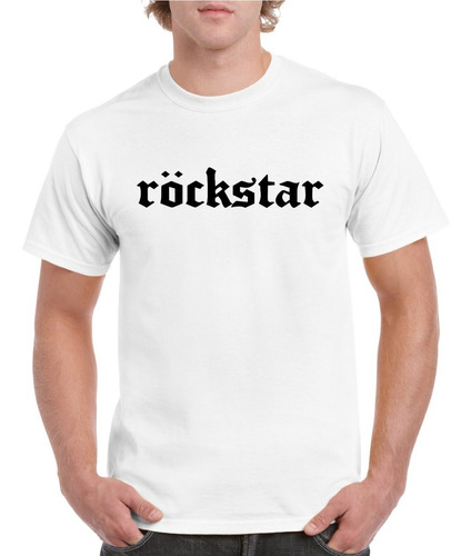 Polera Hombre Estampada Rockstar Gustavo Cerati