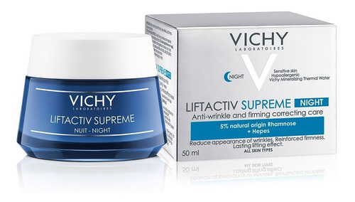 Imagen 4 de 6 de Crema De Noche Antiedad Vichy Liftactiv Efecto Lifting 50ml