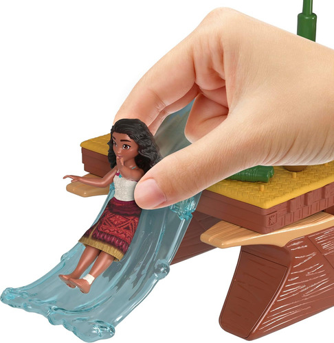 Moana 2 Set Bote De Aventuras Con Mini Muñeca Y Accesorios Marrón Claro