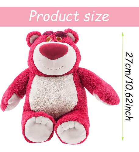 Peluche Oso Toy Story Lotso Olor A Fresa 27cm Teddy Bea Para Niños