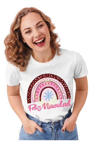 Playera Feliz Navidad Posada, Intercambio, Regalo M19