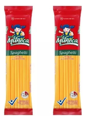 Pasta La Muñeca Spaghetti X2 Un - g a $19