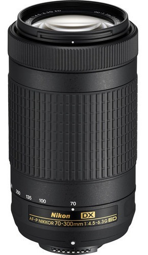 Nikon Kit D5600 + lente AF-P DX 18-55mm VR + lente AF-P DX 70-300mm DSLR color negro