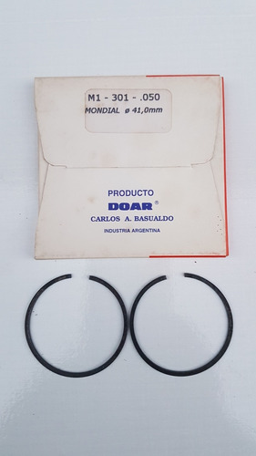 Aros Pistón Mondial 50cc En Diámetro 41.00mm  Más 0.50mm 