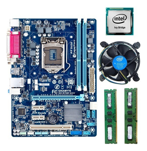Combo Tarjeta Madre + Cpu Intel 3ra Generación + Ram Ddr3