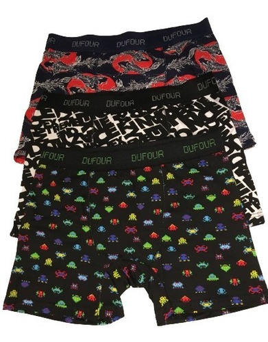 Imagen 3 de 8 de Boxer Hombre Dufour Pack Por 3 Calz. Algodon, Art 11971