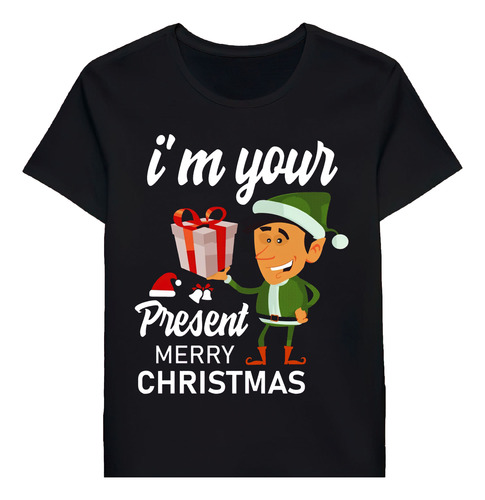 Remera Your Christmas Present Santa Claus Elves 43208203