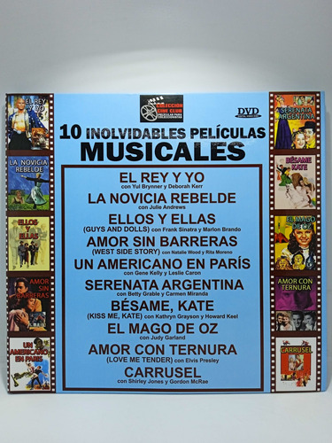 Imagen 1 de 6 de 10 Inolvidables Películas Musicales - Dvd - Colección Cine C