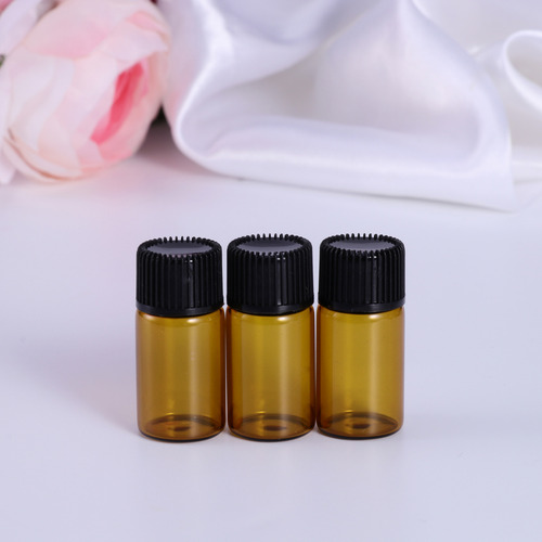 12 Minifrascos De 3 Ml Con Reductor De Orificio Y Para