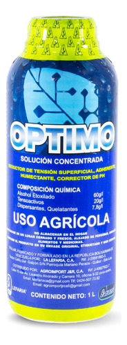 Optimo Surfactante Adherente, Humectante Uso Agrícola X 1l