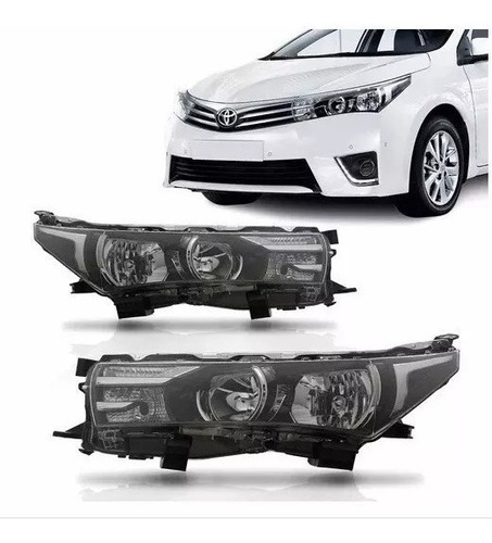 Juego Optica Para Toyota Corolla 2014 2015 2016 2017