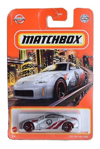 Matchbox Nissan 350z 2003 Linha Básica 2022