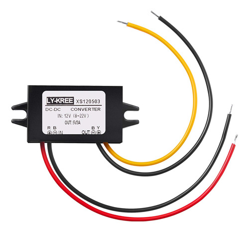 Convertidor De Corriente Continua De 12v 5v 3a 15w, Mó...