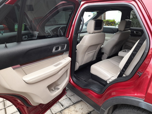 Imagen 10 de 15 de Ford Explorer 2018 Limited Fwd Color Rojo Rubí Int Piel