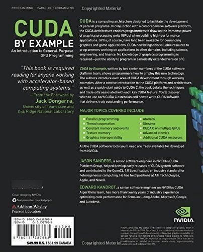 Cuda By Example An Introduction To General-purpose.., De Sanders, Ja. Editorial Addison-wesley Professional En Inglés