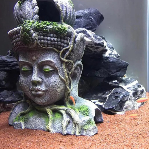 Decoración Del Acuario Estatua De Buda Adorno Del Acuario