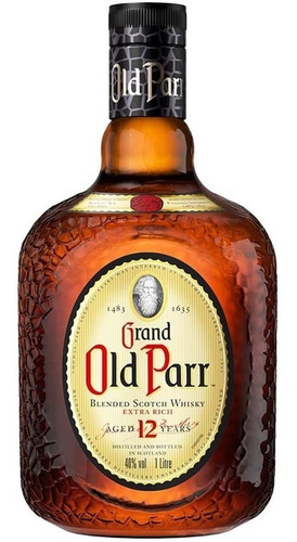 Imagem 2 de 10 de Whisky Grand Old Parr 12 Anos 1l C/ Nota Fiscal E Selo Ipi