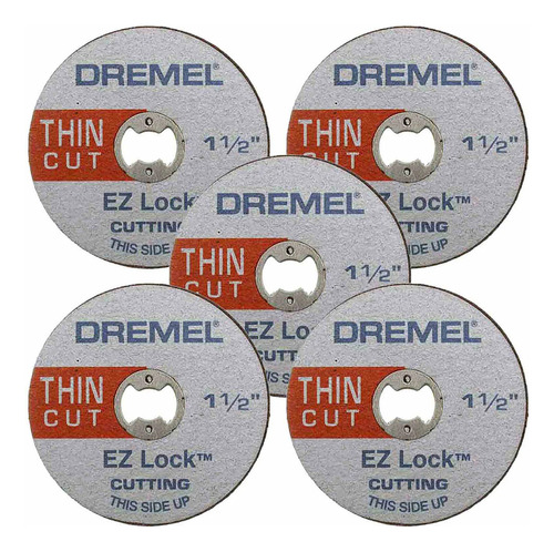 Disco Corte P/ Metal Dremel Ez409 Ez Lock C/ 5un 2615e409ac