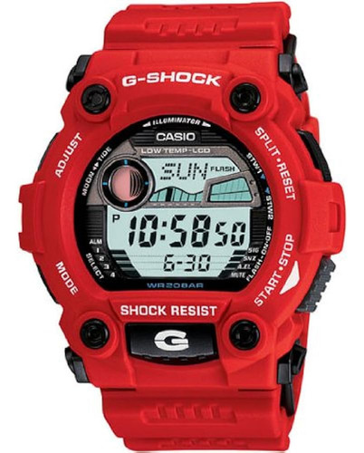 Reloj Para Hombre Casio G7900a-4 G-shock Red Plastic Resin G