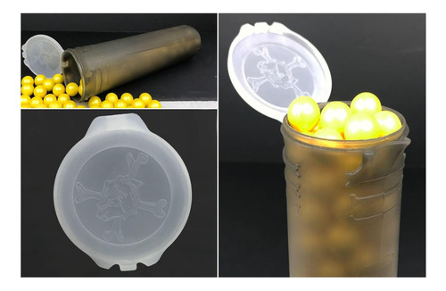 Maddog 150 Round Bones Paintball Pod - Humo - Paquete De 6 Humo.