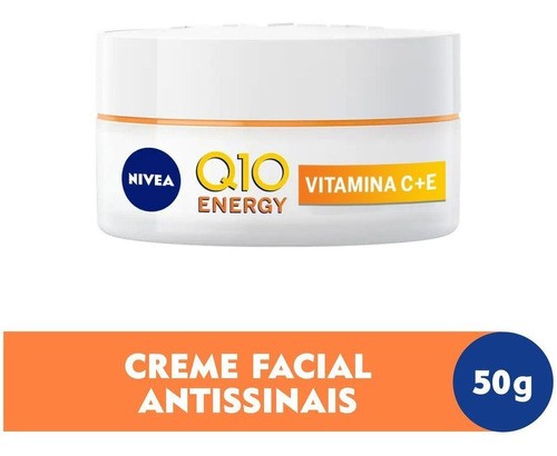 Creme Facial Antissinais Q10 Energy Dia Fps15 50g Nivea