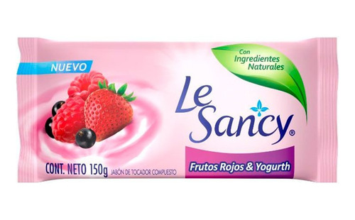 Le Sancy Jabón Barra 150gr Frutos Rojos Y Yogurt