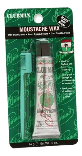 Cera Para Barba Y Bigote, Clubman Pinaud, Negro, 14g