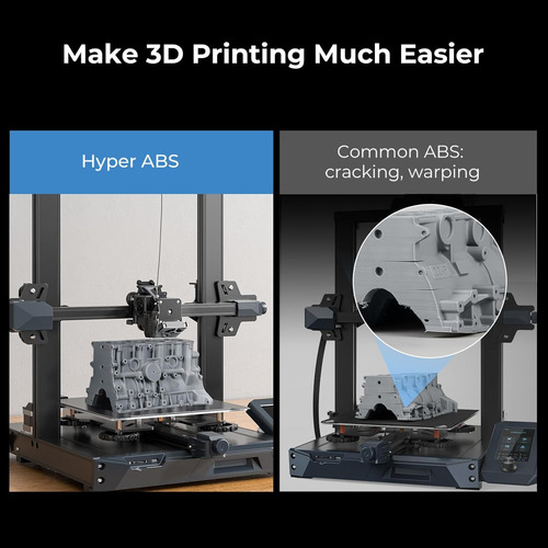 Filamento 3d Abs Creality, 1.75 Mm De Diámetro, Blanco