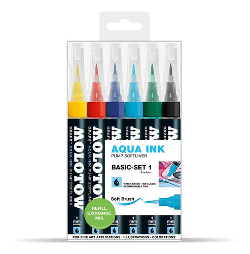 Aqua Ink Pump Softliner Basic-set 1