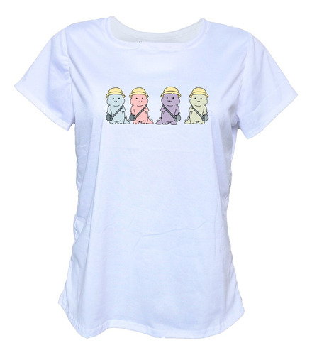 Blusa Playera Dino Trabajadores Mujer Extra