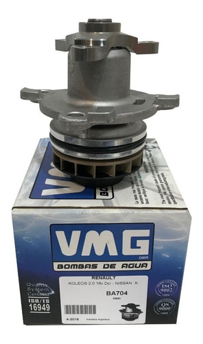 Bomba De Agua Renault Master Desde 2013 2.3 Dci 16v M9t