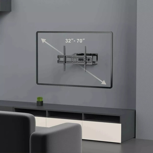 Soporte Con Doble Brazo Tv Lcd Led Plasma 32-70 Pulgadas