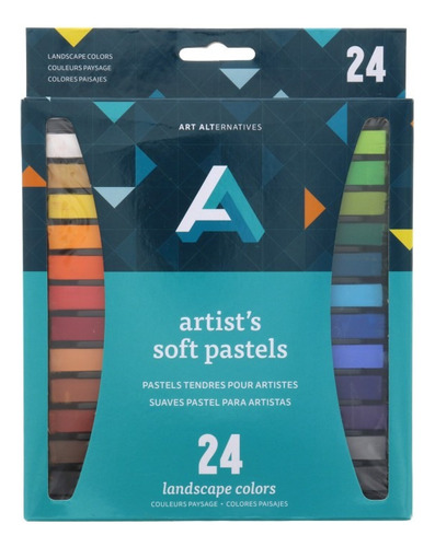 Art Alternatives Barras Pastel 24 Colores Para Paisajes