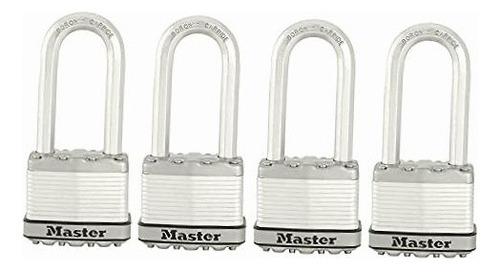 Master Lock Padlock, Magnum Laminated Steel Lock, 2 In