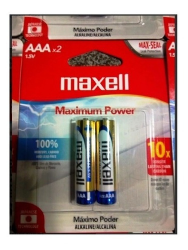 Pila Batería Tabaquito Alcalina Maxell Aa Y Aaa Envío Gratis