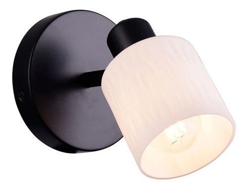 Lampara De Pared Reflector Moderno Iluminación Para Interior Color Negro 2