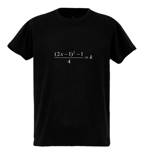 Camiseta T-shirt Formulas Matematicas Quimicas Fisicas R25
