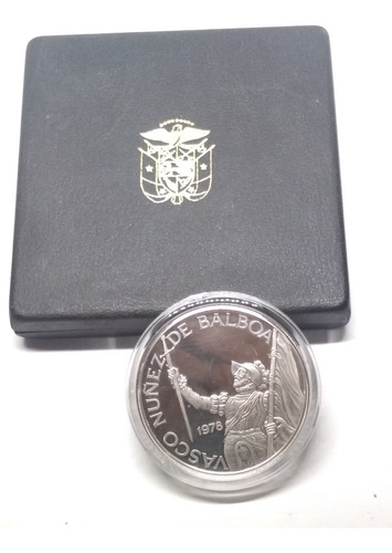 Moneda Panama 20 Balboas Plata 925 Franklin Mint 4.1 Onzas