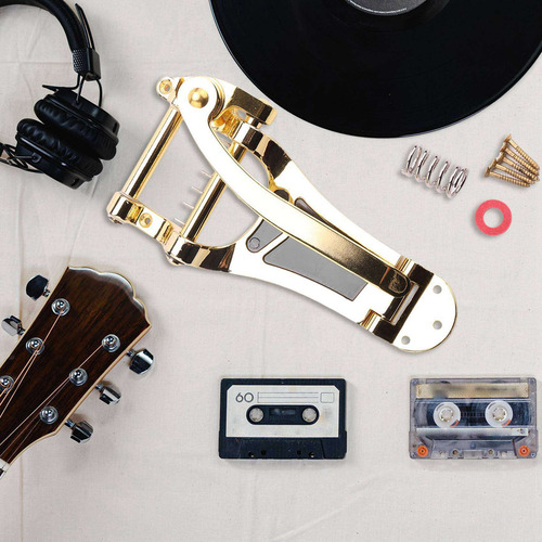 Guitarra De Jazz Vibrato Bridge B7 Para Gibson Bigsby
