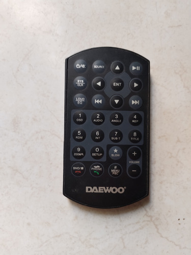 Control Remoto Para Estereo Daewoo (Usado)