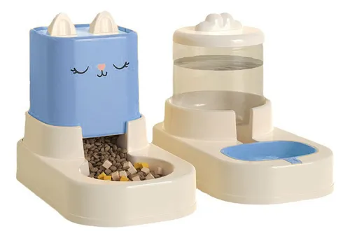 comprar Set Comedero Bebedero Gato Perro Peq Dispensador Agua Comida