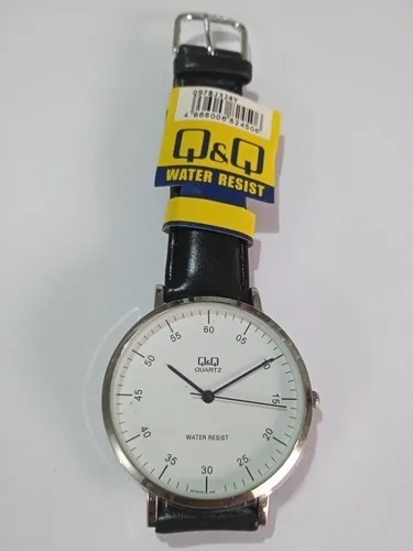 Reloj q&q correa de cuero hot sale