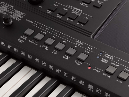 Teclado Yamaha Psrew410 Sensitivo 6 Octavas 76 Teclas Fuente