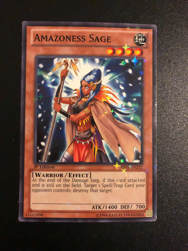 Yugioh! Amazoness Sage Starfoil Bp01-en212