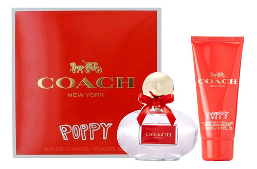 Set De Perfume Coach Poppy Eau De Parfum 100 Ml Para Mujer