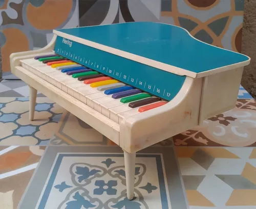 Piano De Brinquedo Antigo Hering - R$ 500,00 em Mercado Livre